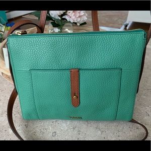Fossil Gemma Crossbody in Spring Green